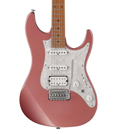 Ibanez AZ2204-HRM AZ Series Prestige Electric Guitar With Case - Hazy Rose Metallic