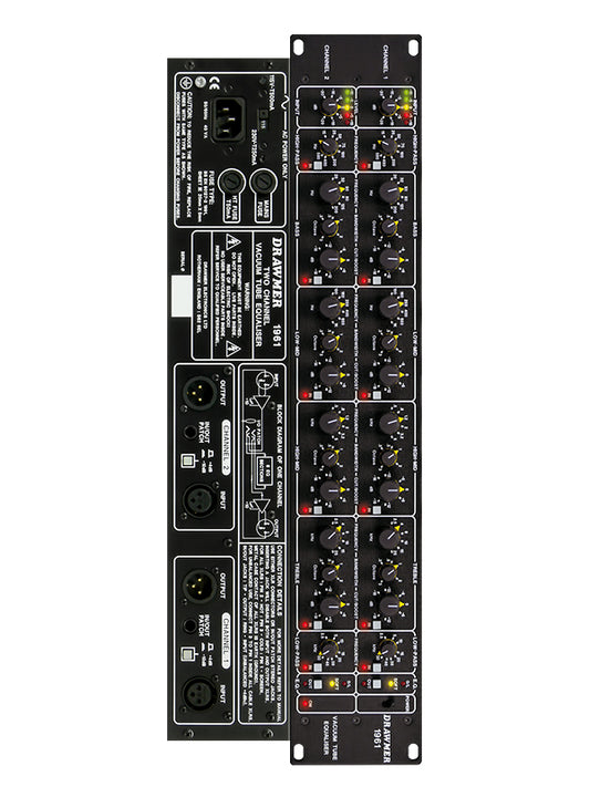 Drawmer 1961 2U-Dual Vacuum Tube Equaliser