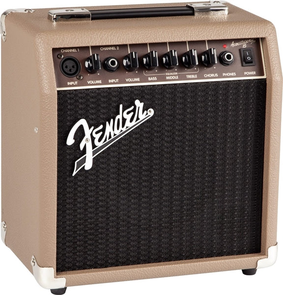 Fender 2313704900 Acoustic Amp Acoustasonic 15W Ultra-Compact Acoustic Amplifier