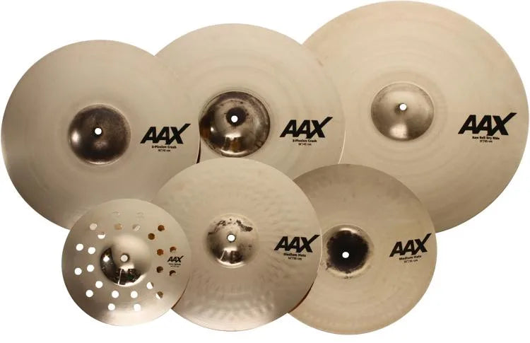 Sabian 25005XC-PWB AAX series Praise & Worship (14HH/16C/18C/21R+10S) Cymbal Set