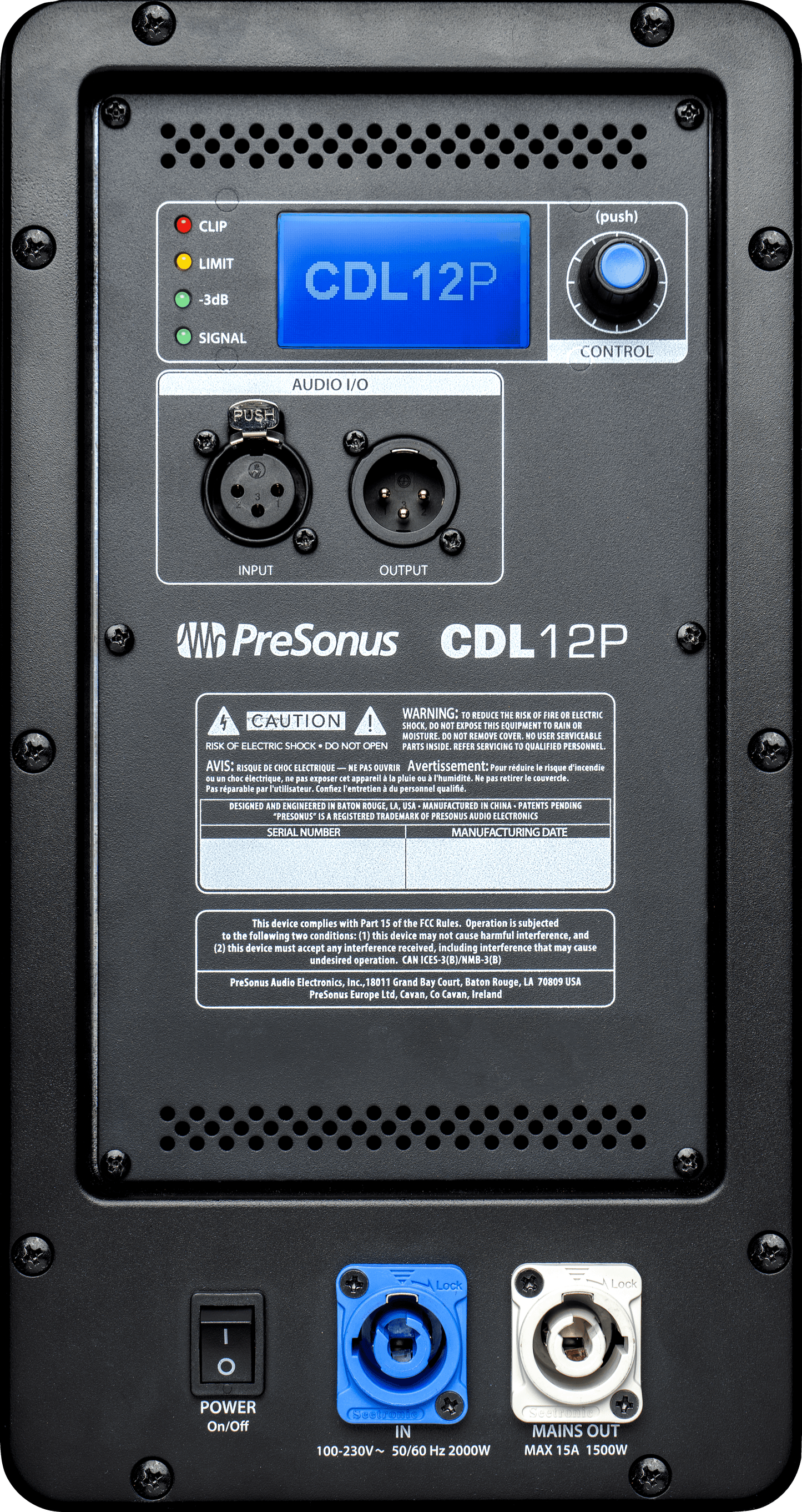 PreSonus CDL12P Constant Directivity Sound Reinforcement Loudspeaker