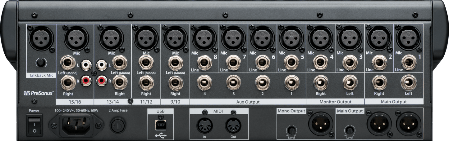 PreSonus StudioLive® Classic 16.0.2 USB Digital Console Mixer