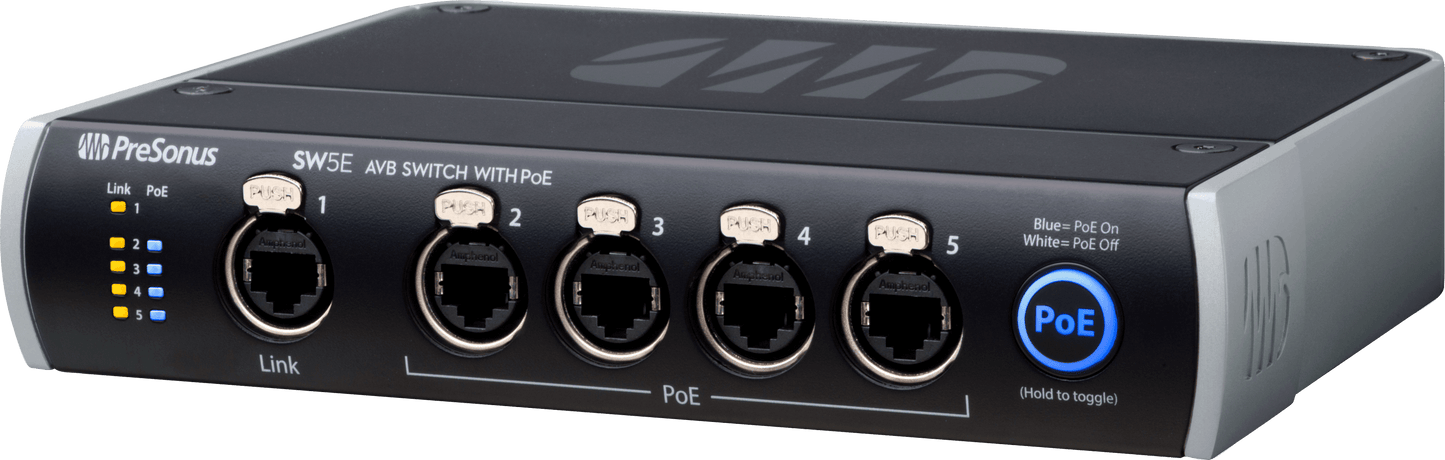 PreSonus SW5E Network Switch and Bridge