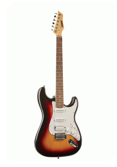 Ashton AG232TSB Ele. GTR Pack (includes Gig Bag, Strap, Lead, Online Lessons) Tobacco Sunburst