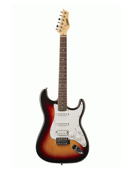 Ashton AG232TSB Ele. GTR Pack (includes Gig Bag, Strap, Lead, Online Lessons) Tobacco Sunburst