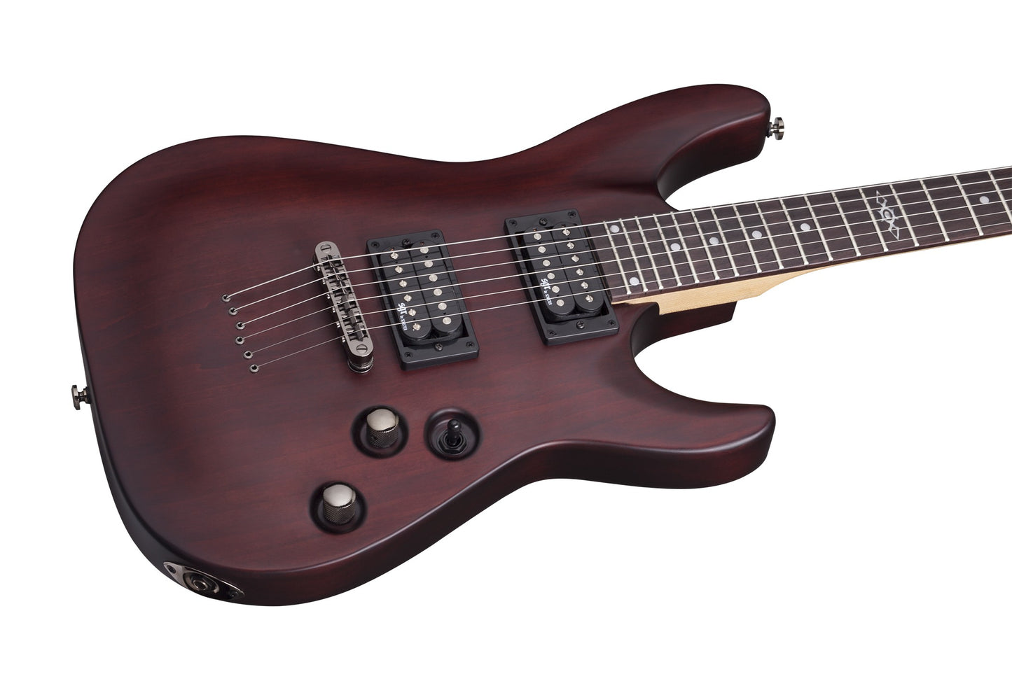 Schecter C-1 FR SGR Electric Guitar Walnut Satin