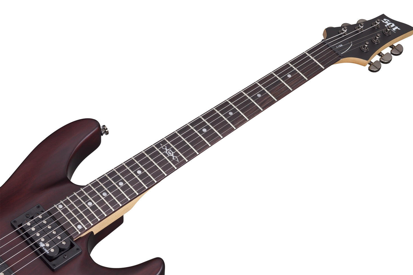 Schecter C-1 FR SGR Electric Guitar Walnut Satin