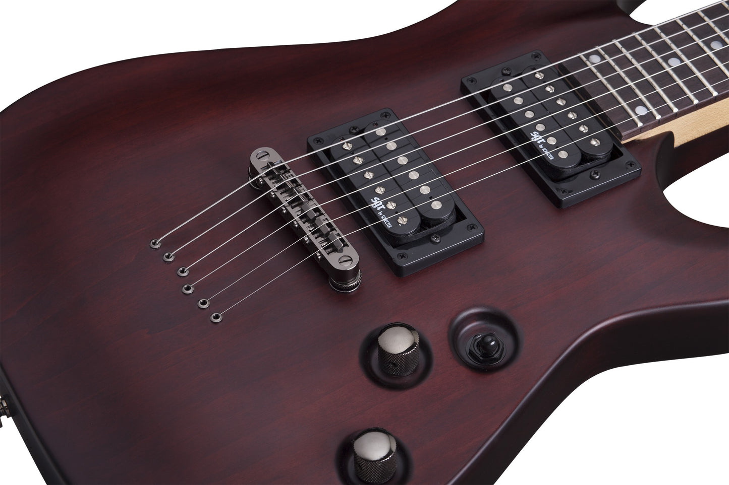 Schecter C-1 FR SGR Electric Guitar Walnut Satin