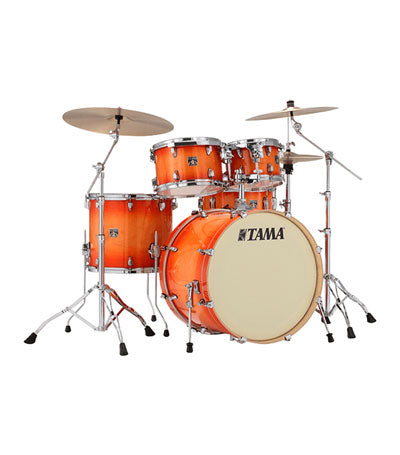 Tama CL50RS-TLB Superstar Classic 20" 5pc Drum Shell Set - Tangerine Lacquer Burst