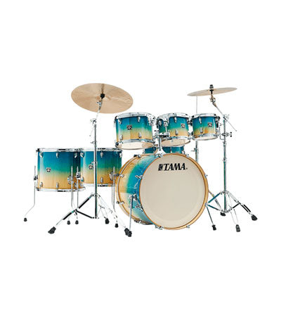 Tama CL72RSP-CLP Superstar Classic 22" 7pc Drum Shell Set - Caribbean Lacebark Pine Fade