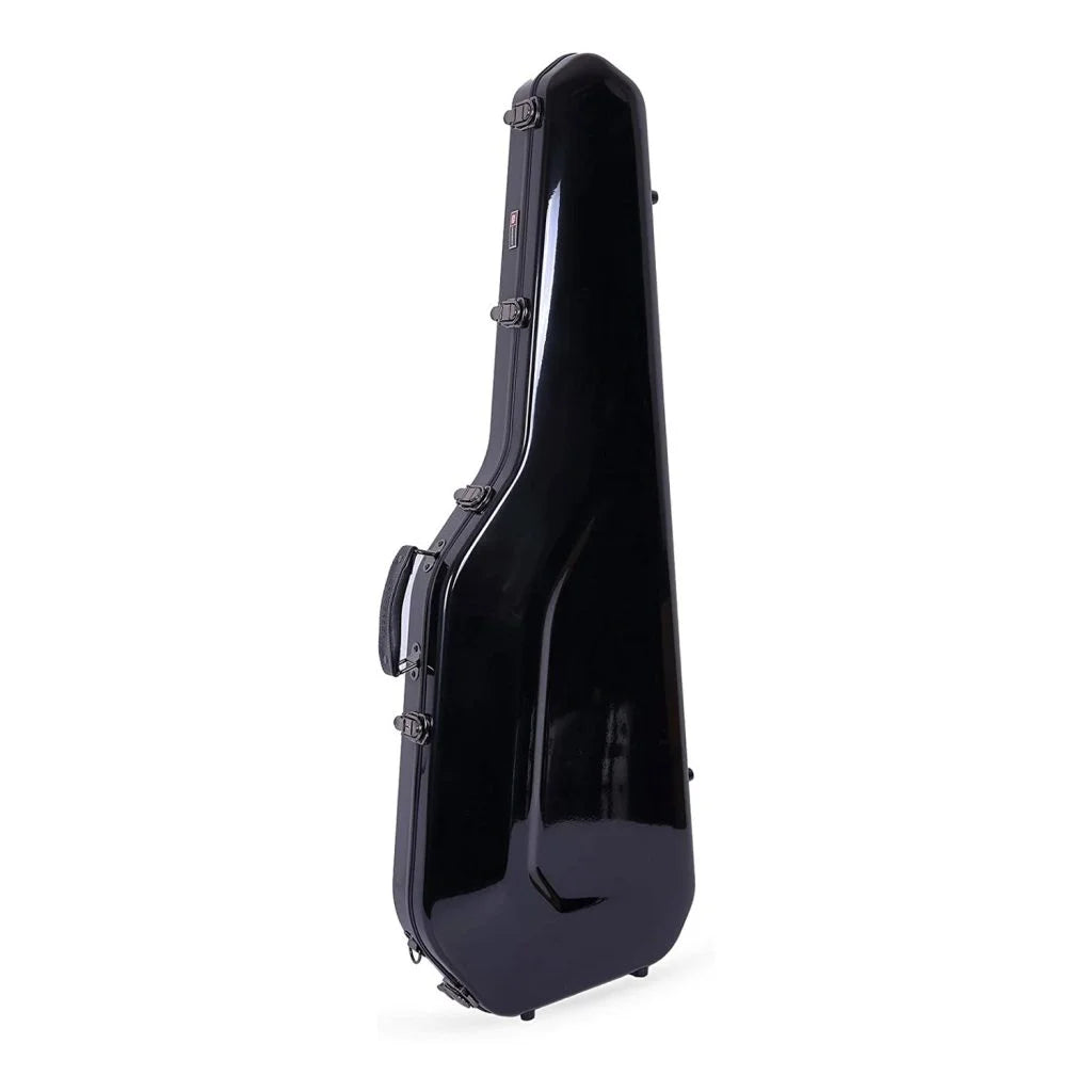 Crossrock CRF2020GSTBK Fiberglass Case for Telecaster and Stratocaster Style in Electric Guitars - Black