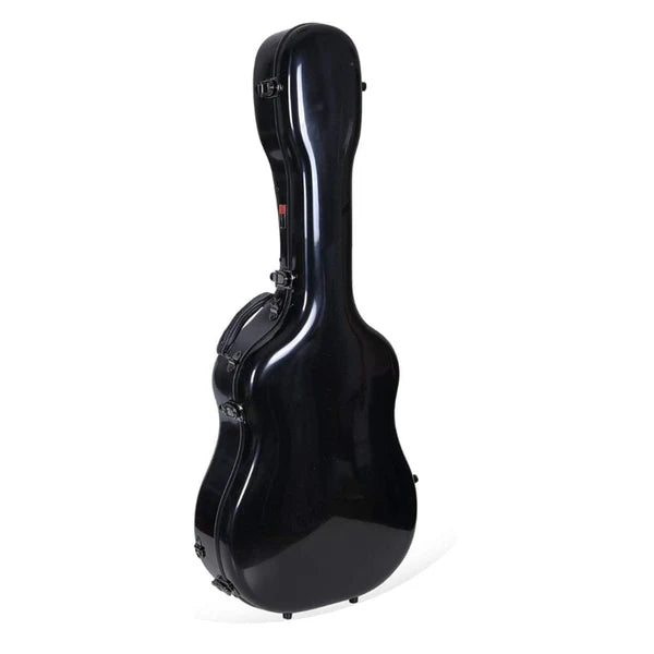 Crossrock CRF-2020 DBK Deluxe Fiberglass Dreadnought Guitar Case - Black