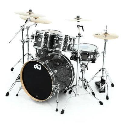 DW DRFP5SA-BG Collector's Series 5-piece Shell Pack - Black Galaxy FinishPly