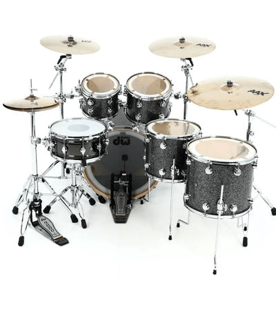 DW DRFP5SA-BG Collector's Series 5-piece Shell Pack - Black Galaxy FinishPly