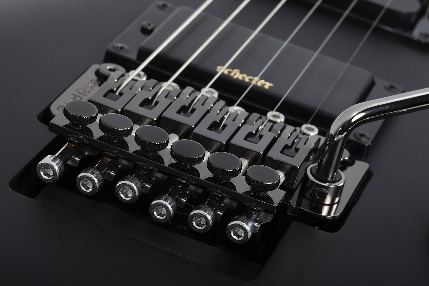 Schecter DEMON-6 FR -S Electric Guitar - Aged Black Satin