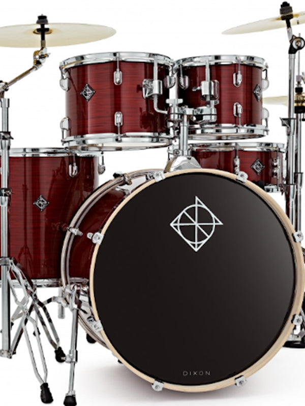 Dixon PODSP522-BCRD Spark Acoustic Drum Kit With Hardware - Cyclone Red