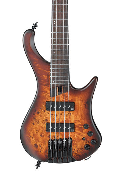 Ibanez Bass Workshop EHB1505 5 String Bass Guitar With Bag - Dragon Eye Burst Flat