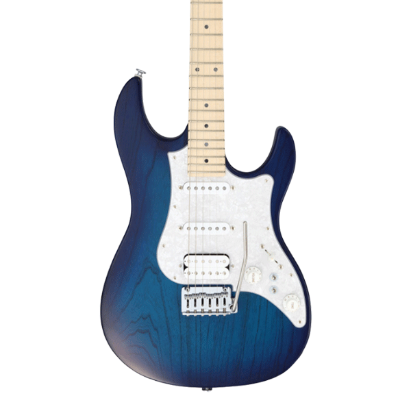 FGN EOS2-ASH-M-SBB Odyssey Series Electric Guitar - Expert -See-Thru Blue Burst