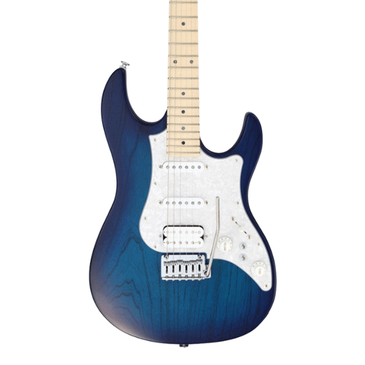 FGN EOS2-ASH-M-SBB Odyssey Series Electric Guitar - Expert -See-Thru Blue Burst