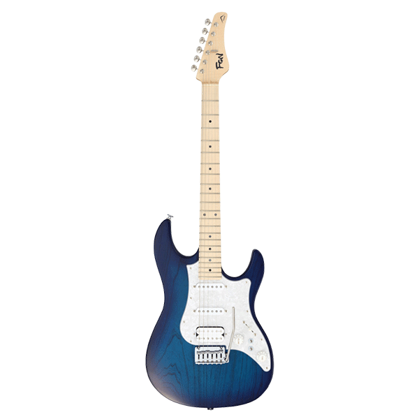 FGN EOS2-ASH-M-SBB Odyssey Series Electric Guitar - Expert -See-Thru Blue Burst