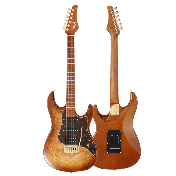 FGN EOS2-EW1-RM/HCB Odyssey Series Electric Guitar - Hojicha Burst