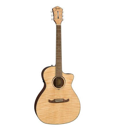 Fender FA345CE Auditorium Cutaway Electronics Acoustic Guitar - Natural