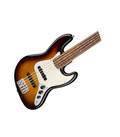 Fender 149953500 Player Jazz Bass V Pau Ferro 3-Color Sunburst Bass Guitar