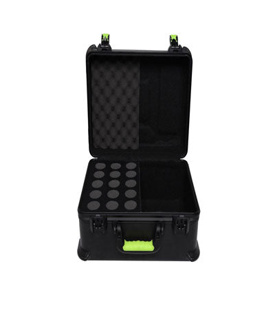 Gator SH-MICCASE15 SHURE Plastic Case With TSA-Accepted Latches for (15) Wired Microphones