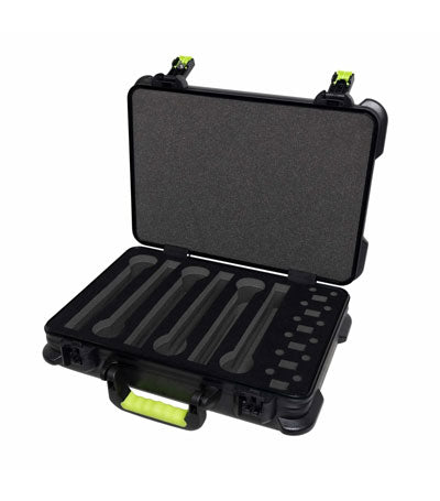 Gator SH-MICCASEW06 SHURE Plastic Case with TSA-Accepted Latches to Hold (6) Wireless Microphones