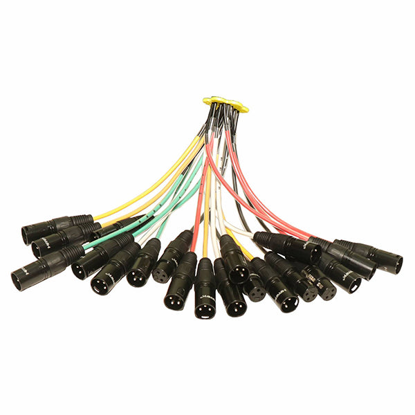 Hawk HSS1604LU30 20 Channel Snake Cable with Stage Box with 16 in and 4 out, 30 Meters, Balanced Cable