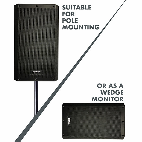 Hawk Pulse 12 Inches 1200 Watts Active Loudspeaker With Bluetooth - Pair