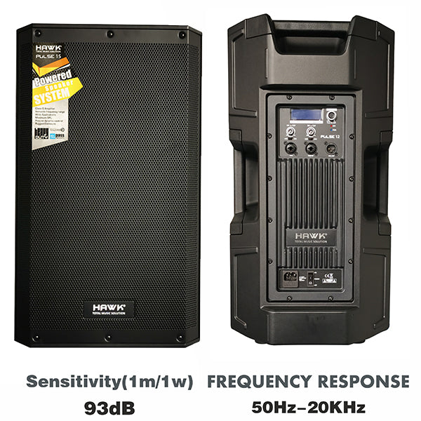 Hawk Pulse 15 Inch 1200 Watts Active Loudspeaker With Bluetooth - Pair