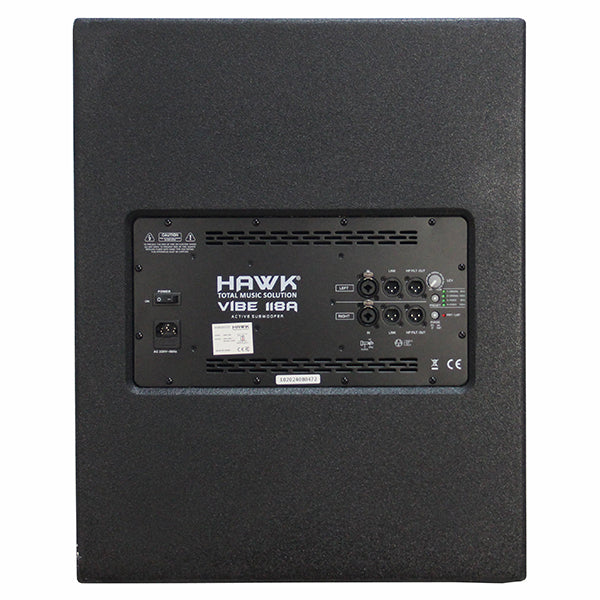Hawk VIBE 118A 2600 Watts 18″ Inches Active Subwoofer