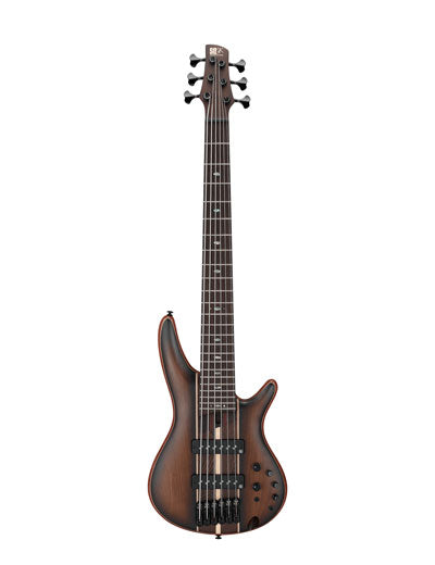 Ibanez Premium SR1356B 6-String Bass Guitar - Dual Mocha Burst Flat