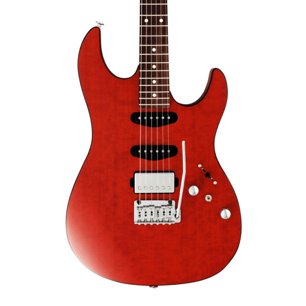 FGN JOS2DUEW3R-MOF Odyssey Series J Standard/Boundary - Mandarin Orange Flat Electric Guitar