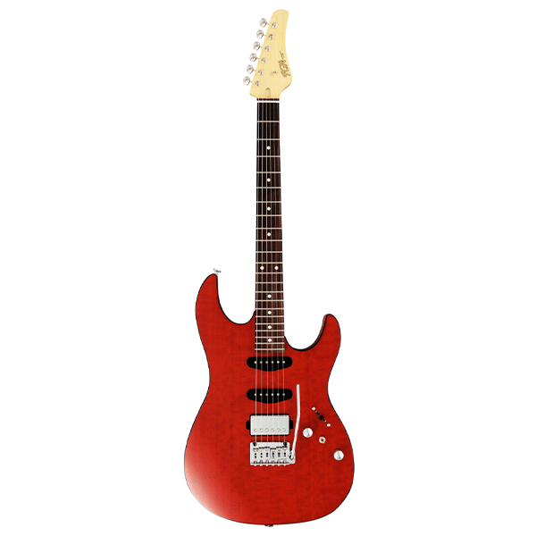 FGN JOS2DUEW3R-MOF Odyssey Series J Standard/Boundary - Mandarin Orange Flat Electric Guitar