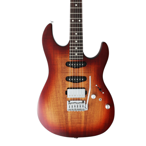 FGN JOS2DUEW2R-KNB Odyssey Series J Standard Electric Guitar - Koa Natural Burst