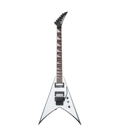 Jackson JS-32 WBB King V Electric Guitar - White With Black Bevels