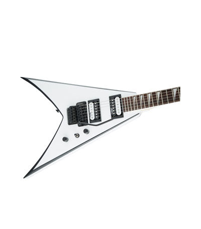 Jackson JS-32 WBB King V Electric Guitar - White With Black Bevels