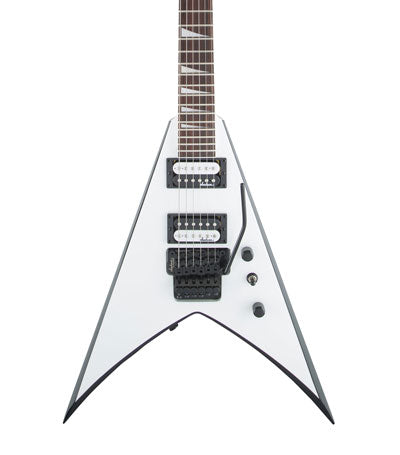 Jackson JS-32 WBB King V Electric Guitar - White With Black Bevels