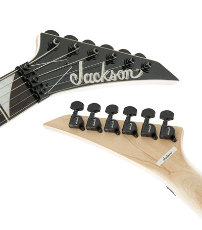 Jackson JS-32Q TBK Dinky DKA Arch Top Electric Guitar - Transparent Black