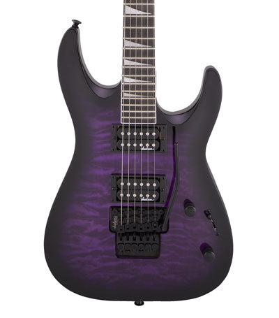 Jackson JS-32Q TPB DKA Dinky Arch Top Electric Guitar - Transparent Purple Burst