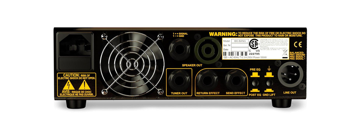 Markbass MBH110034 Big Bang Series Big Bang 500 Watt Amp Head