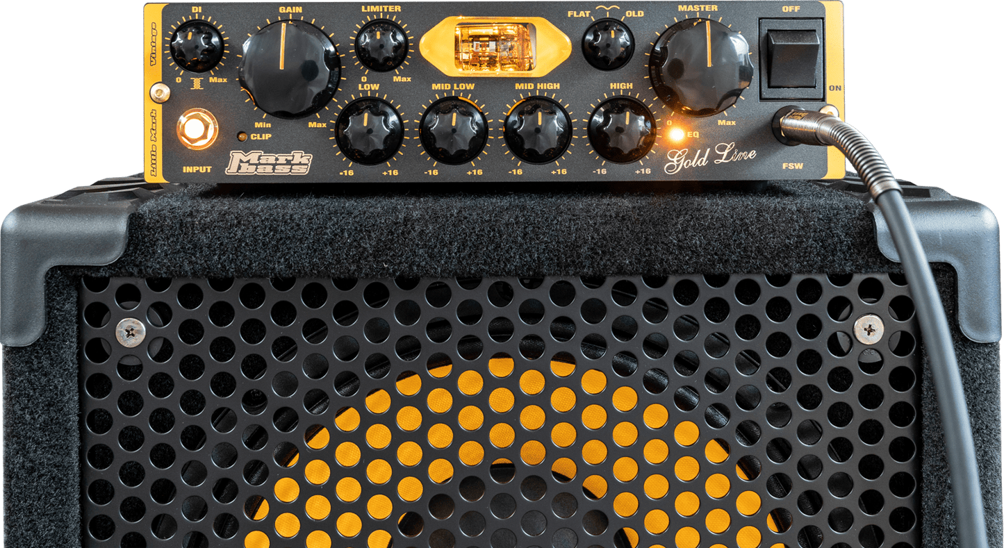 Markbass MBH110090 Gold Line Series Little Mark Vintage 500 Watt Amp Head