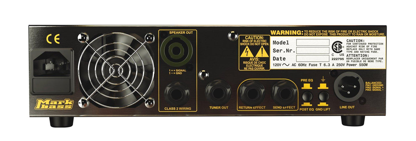 Markbass MBH110020 Little Mark Series Little Mark III 500 Watt Amp Head