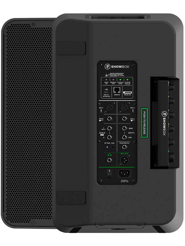 Mackie SHOWBOX Battery-Powered All-In-One Live Performance Rig With Breakaway Mix Control