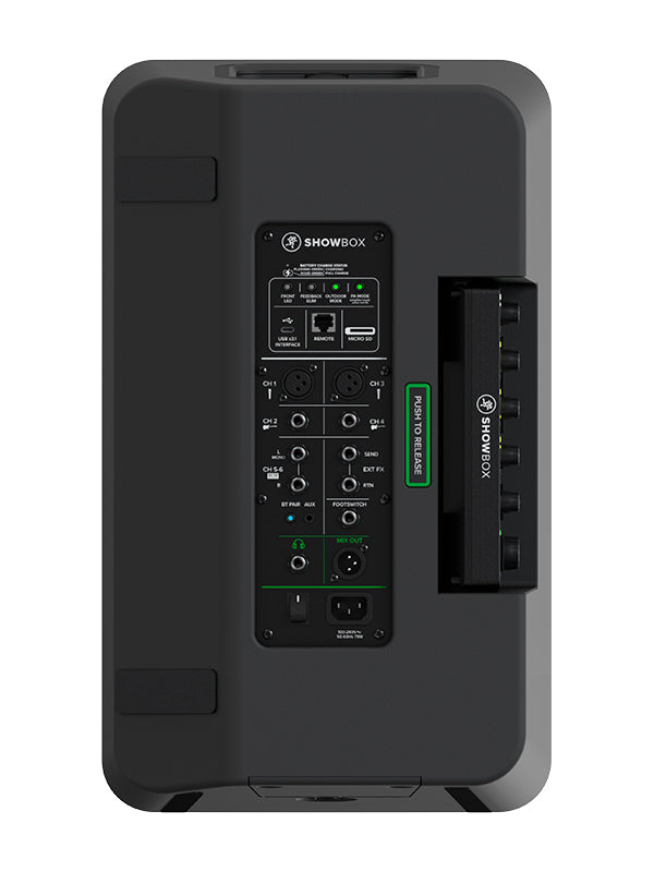 Mackie SHOWBOX Battery-Powered All-In-One Live Performance Rig With Breakaway Mix Control