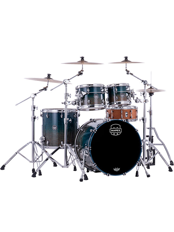 Mapex SE529XBOE Saturn Evolution 4 pc Shell Pack - EXOTIC AEGEAN FADE