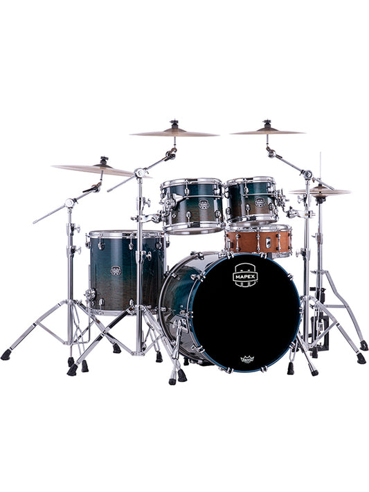 Mapex SE529XBOE Saturn Evolution 4 pc Shell Pack - EXOTIC AEGEAN FADE