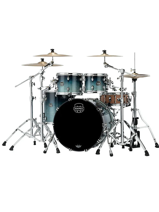 Mapex SR529XRJ Saturn 4 pcs Hybrid SHELL PACK - Teal Blue Fade